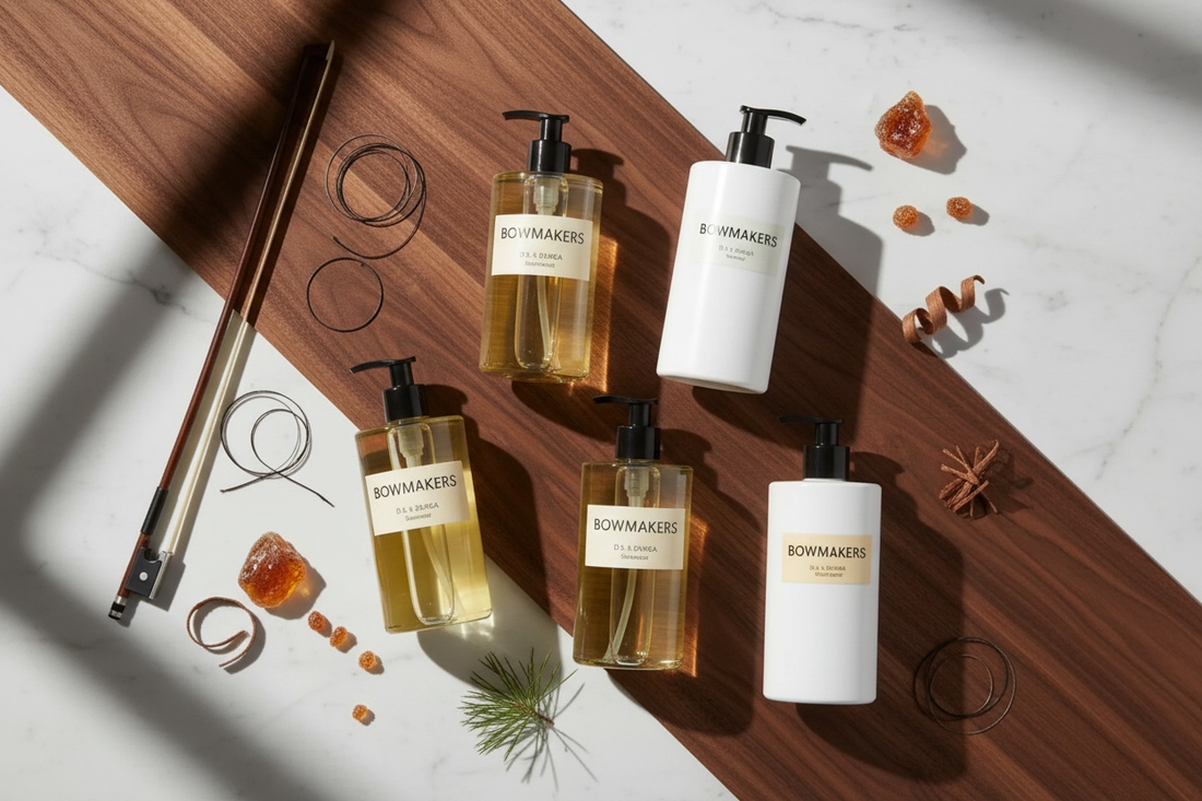D.S> Durga Bowmakers shampoo conditioner, bodywash, lotion, handsoap. signaturesupply.co or hotelhomepillows.com